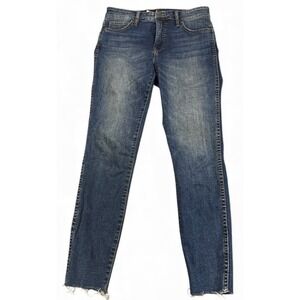 Kut From The Kloth Connie Fab Ab High Rise Raw Hem Ankle Skinny Jeans Sz 4